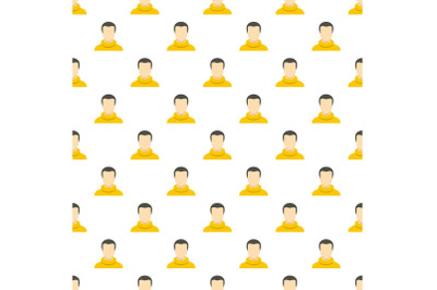 Man avatar pattern seamless