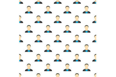 Man avatar pattern seamless