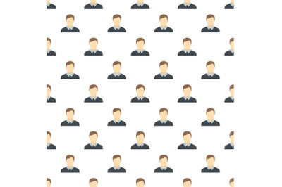 Man avatar pattern seamless