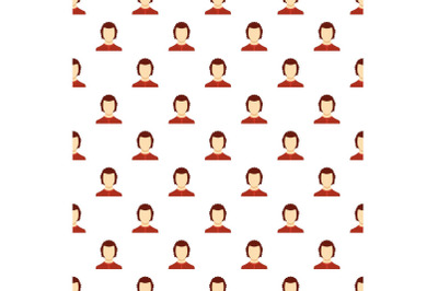 Man avatar pattern seamless