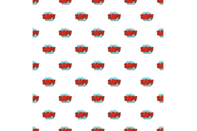 Comic boom zap pattern seamless