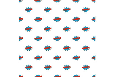 Comic boom kaboom pattern seamless