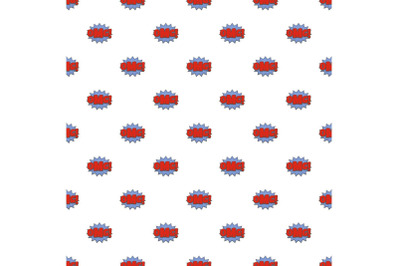 Comic boom omg pattern seamless