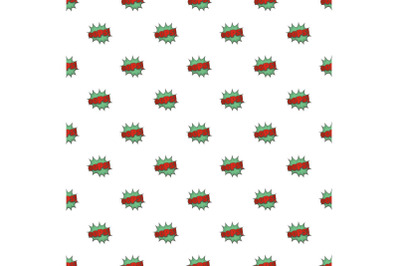 Comic boom oops pattern seamless