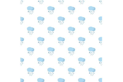 Cloud rain pattern seamless
