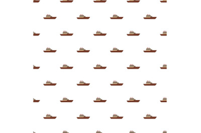 Yacht ocean pattern seamless