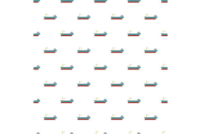Ship freight pattern seamless