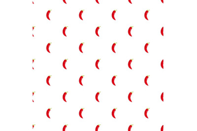 Chilli pepper pattern seamless