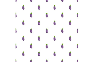 Eggplant pattern seamless