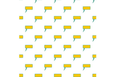 Speech bubble pattern seamless