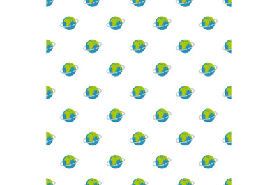 Flight around world pattern seamless