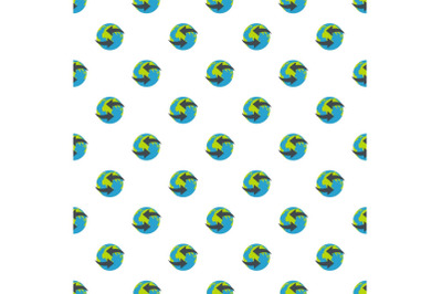 Moving earth pattern seamless