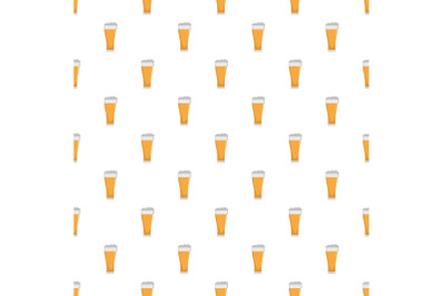 Glass of beverage pattern seamless