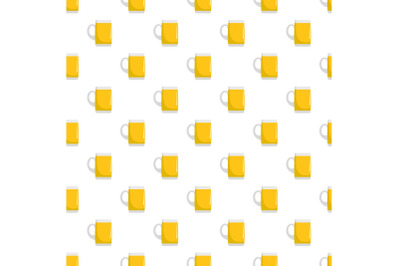 Pint of beer pattern seamless