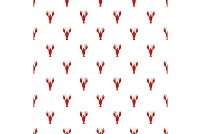 Lobster pattern seamless