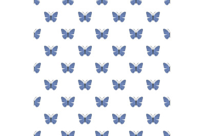 Spring butterfly pattern seamless