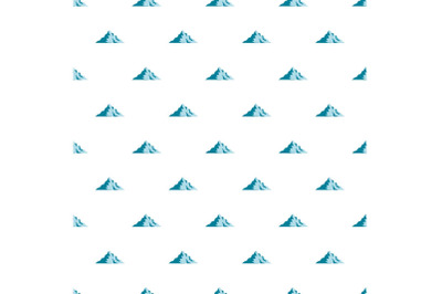 Snow mountain pattern seamless