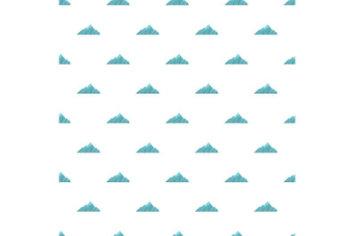Alpine mountain pattern seamless