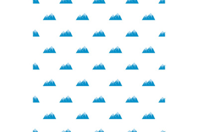 Snow peak pattern seamless