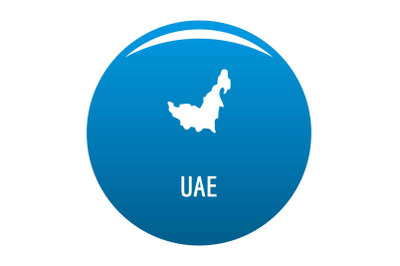UAE map in black vector simple