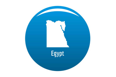 Egypt map in black vector simple