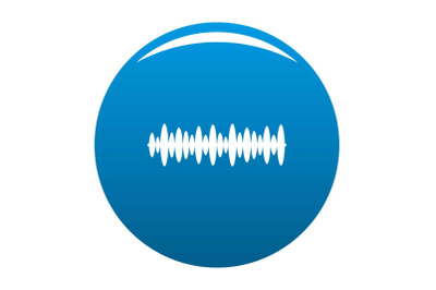 Equalizer design icon blue vector