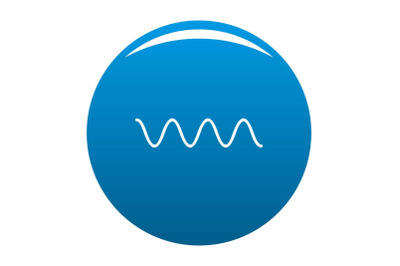 Equalizer electronic icon blue vector