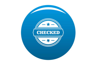 Book icon blue vector
