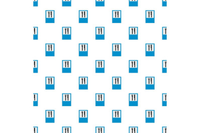 Knife and fork pattern seamless