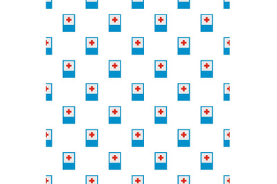 Medical red cross pattern seamless
