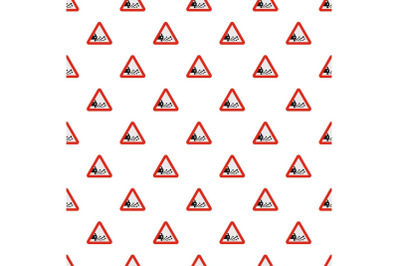 Ejection of gravel pattern seamless