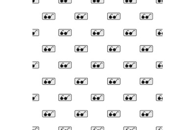 Glasses for the blind pattern seamless