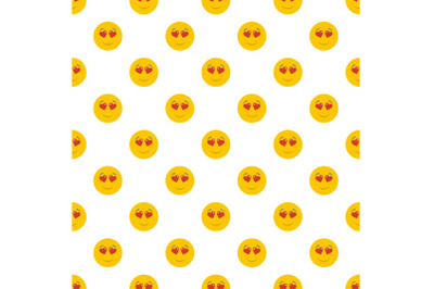 Love smile pattern seamless