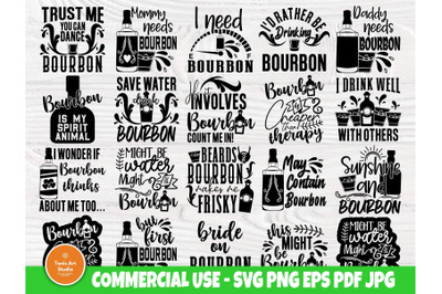 Bourbon SVG Bundle, Drinking Svg, Cricut Cut Files