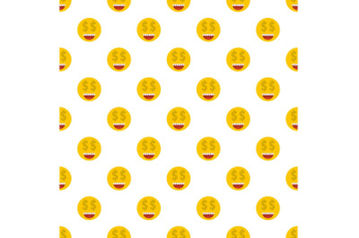 Money smile pattern seamless