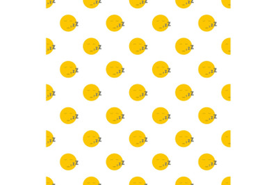 Sleep smile pattern seamless