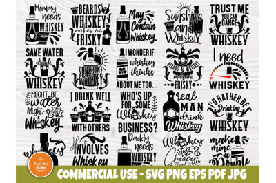 Whiskey SVG Bundle, Drinking Svg, Cricut Cut Files