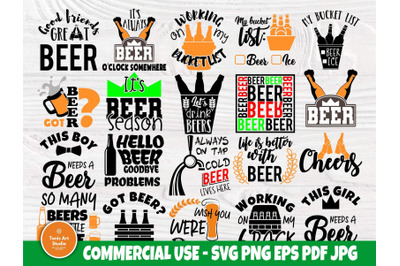 Beer Signs SVG Bundle, Alcohol Svg, Drinking Svg