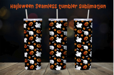 Halloween tumbler sublimation seamless design / 20oz Tumbler