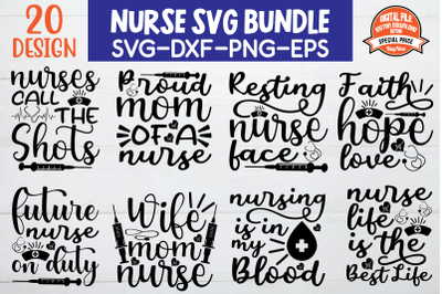 nurse svg bundle vol 2