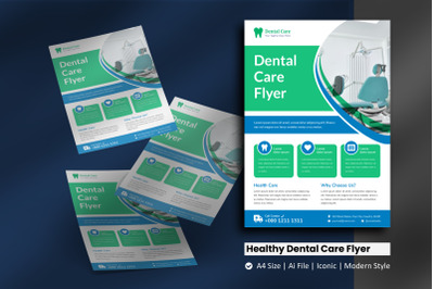 Dental Care Flyer Template