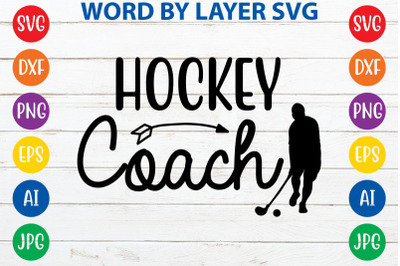 Hockey coach svg