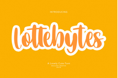 Lottebytes Lovely Cute Font