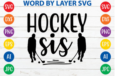 Hockey sis svg