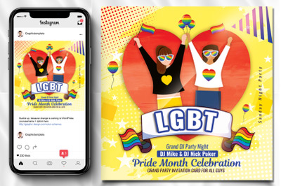 LGBT Pride Month Celebration Flyer/Poster