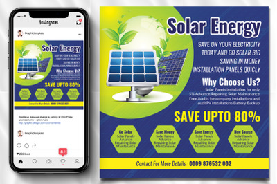 Solar Energy Solution Flyer/Poster