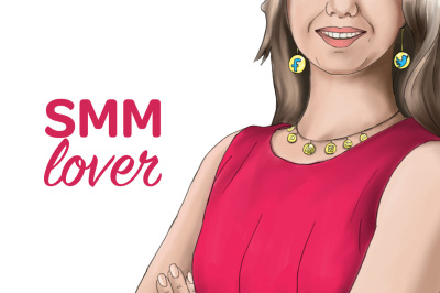 SMM lover hand painting