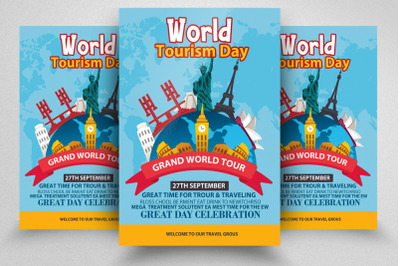 Happy World Tourism day Poster