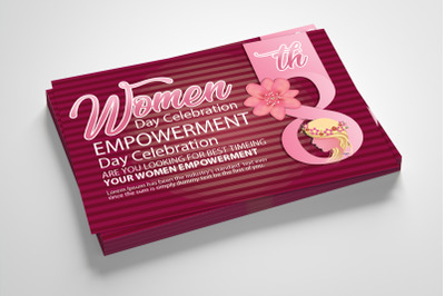 Women&#039;s Day Event Card Template