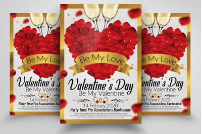 Happy Valentine&#039;s Day Party Poster